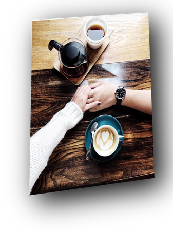 coffee shop aesthetic coffee date background