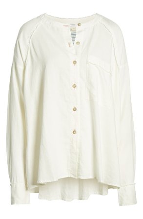 Free People Keep it Simple Button Blouse | Nordstrom