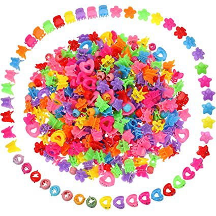 Amazon.com : 300 Pieces Mini Hair Clips Butterfly Hair Clips Assorted Hair Clip Claw for Women Girls Wearing : Beauty & Personal Care