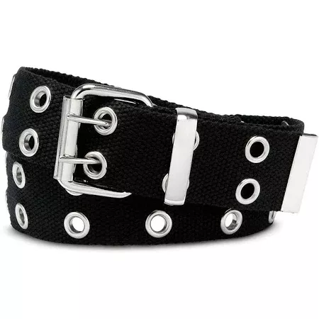 Relic Double Grommet Belt, Black (Size: 1x) - Womens - Belts + Suspenders - Belts