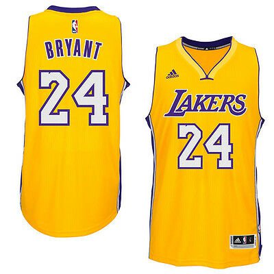 Kobe Bryant Los Angeles Lakers #24 Swingman Jersey Yellow | eBay