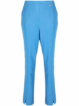 LIU JO slim-cut high-waisted trousers - FARFETCH