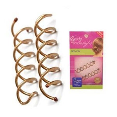Amazon.com : 3 - Pack Goody Simple Styles Spin Pin - Blonde : Hair Pins : Beauty