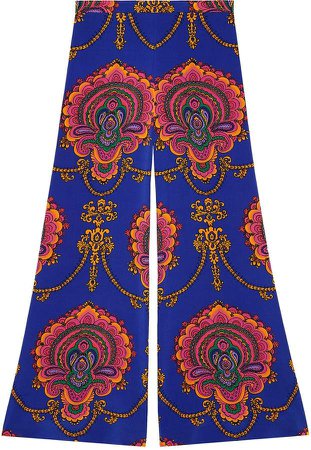 70s graphic print trousers