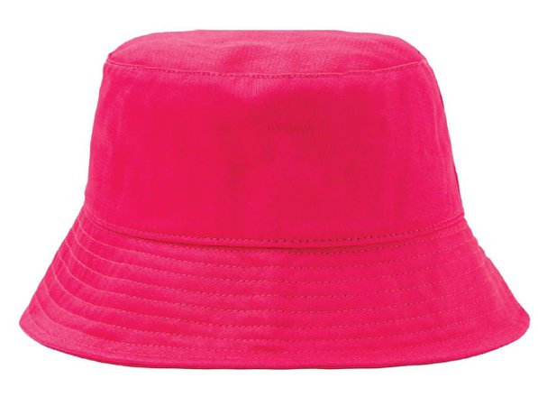 hot pink bucket hat