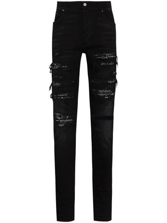 AMIRI Bandana Black Jeans