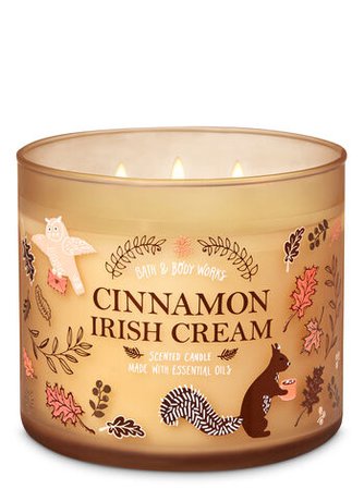 Cinnamon Irish Cream 3-Wick Candle | Bath & Body Works