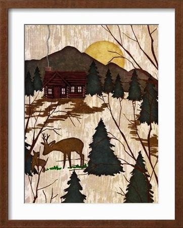 'Cabin in the Woods II' Art Print - Nicholas Biscardi | Art.com