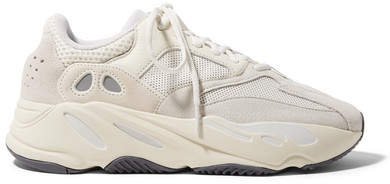 Yeezy Boost 700 Suede, Leather And Mesh Sneakers - Off-white