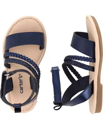 Baby Girl Carter's Strappy Sandals | Carters.com