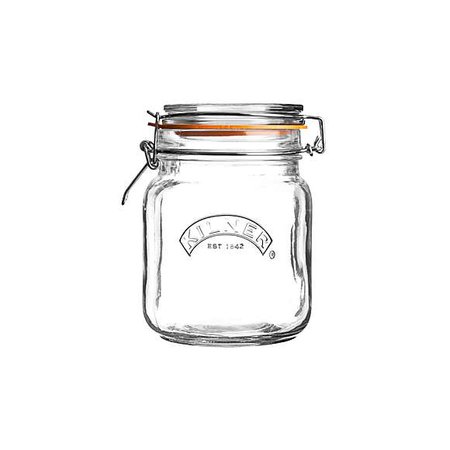 Kilner 1 Litre Clip Top Glass Jar | Dunelm