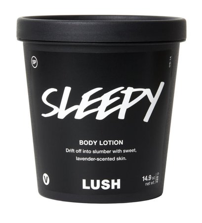 lush sleepy body lotion