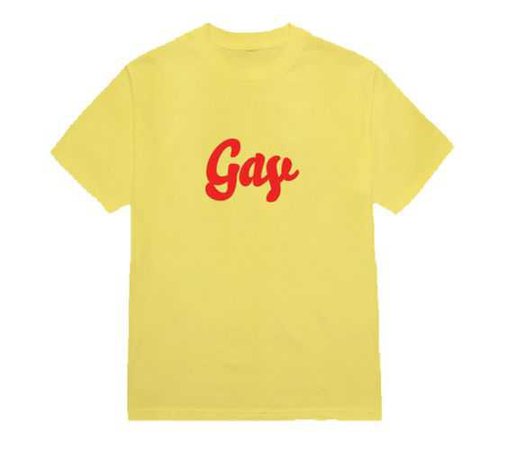 yellow gay shirt