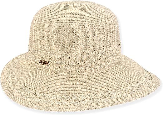 Amazon.com: Sun 'N' Sand Women's Straw Hat - Sun Hat with UV Protection - Panama Hats for Women - Adjustable Beach Hat - Summer Hats for Women - 3.5" - Ivory : Everything Else