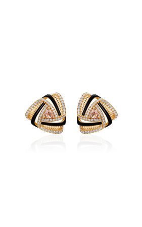 18k Yellow Gold Whispers Of Meroë Bayuda Earrings By Matturi | Moda Operandi