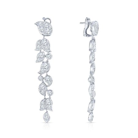 Cartier "Lily Of The Valley" Diamond Necklace Earring Set
