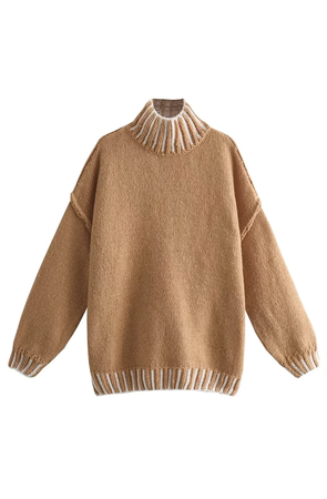 Oversize knitted sweater
