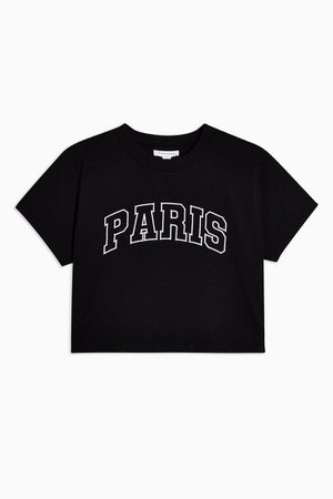 Paris T-Shirt in Black | Topshop