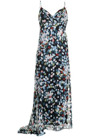 Chanel Pre-Owned Polka Dot Maxi Dress - Farfetch
