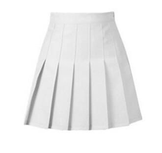 Pleated mini Skirts high waist