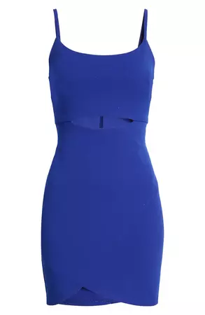 Morgan & Co. Scuba Crepe Cutout Body-Con Dress | Nordstrom