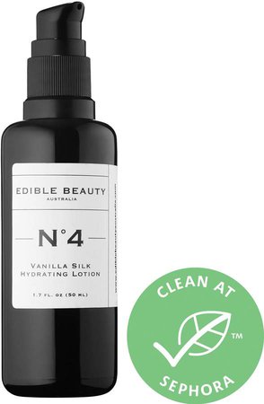 Edible Beauty - No. 4 Vanilla Silk Hydrating Lotion
