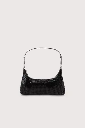 Mini Valley Bag with Faux Fur Chain in Black – Simon Miller