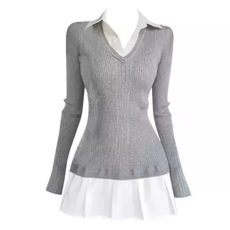 Preppy Style Pleated Knit Dress | BOOGZEL CLOTHING – Boogzel Clothing