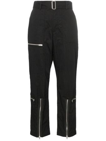 Helmut Lang high-waisted zip detail trousers $556 - Buy Online SS19 - Quick Shipping, Price