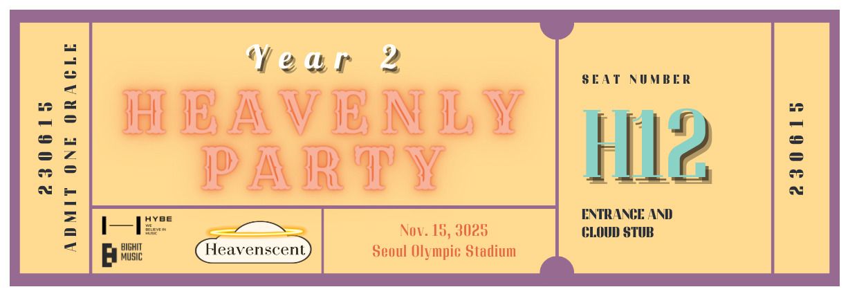 Heavenscent Year 2 Heavenly Party Banner