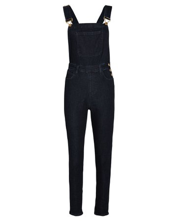 High-Rise Skinny Overalls