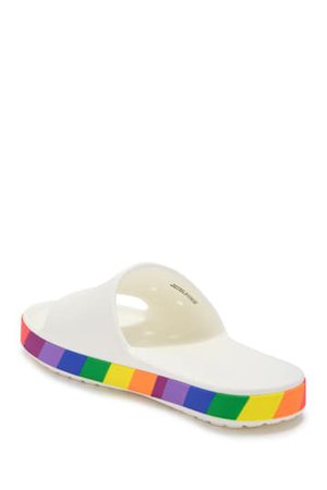 Crocs | Crocband III Rainbow Block Slide Sandal | Nordstrom Rack