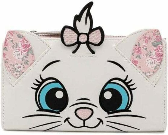 Amazon.com: Disney Aristocats Marie Floral Flap Wallet : Clothing, Shoes & Jewelry