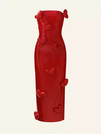 Love Killa dress in Red patent – CULTNAKED