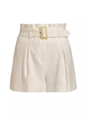 Shop Veronica Beard Ashford Belted Shorts | Saks Fifth Avenue