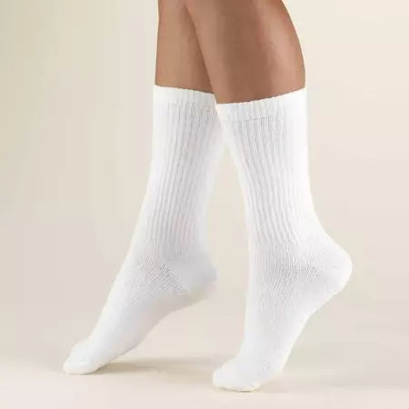 Unisex Crew Athletic Sports Cotton Socks 12 Pack (9-11, White) - Walmart.com