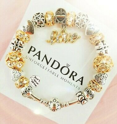 Gold Pandora Bracelet