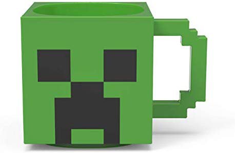 Amazon.com: Zak Designs Minecraft Creeper Unique 3D Character Sculpted Ceramic Coffee Mug, Collectible Keepsake and Wonderful Tea Mug for Christmas or Birthday Gift (21oz, Creeper, BPA Free): Kitchen & Dining