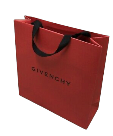 17x17x6cm Givenchy Gift Bag | Red & Black