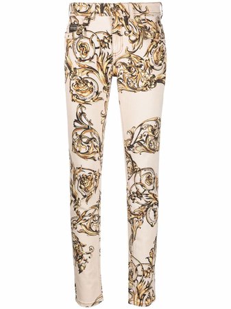 Versace Jeans Couture mid-rise skinny jeans