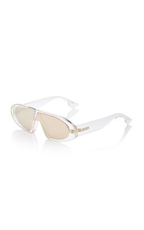 Oblique Round-Frame Acetate Sunglasses By Dior | Moda Operandi