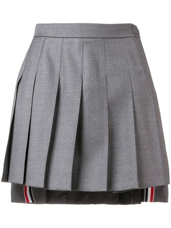 Thom Browne Pleated Mini Skirt Ss20 | Farfetch.com