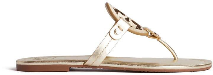 Miller Sandal, Metallic Leather