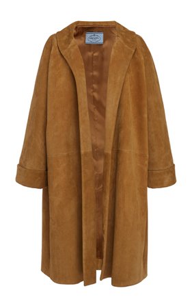 Suede Overcoat by Prada | Moda Operandi