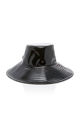 black leather bucket hat - Google Search