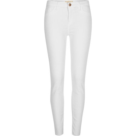 White Skinny Jeans Womens