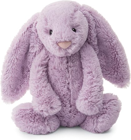 Amazon.com: Jellycat Bashful Lilac Bunny Stuffed Animal, Medium, 12 inches: Toys & Games