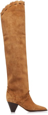 Isabel Marant Luiz Thigh High Suede Boots Size: 36