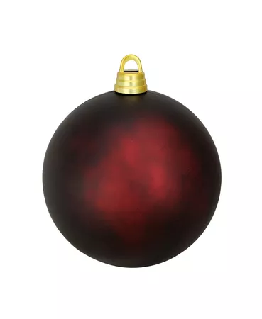 Northlight Burgundy Red Shatterproof Matte Christmas Ball Ornament 12" 300mm