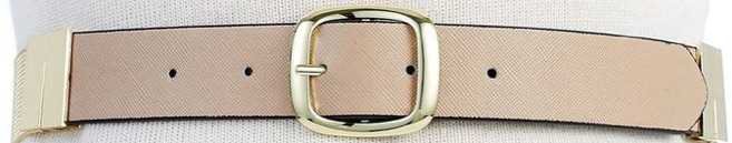 luxury lane Steve Madden Women’s Taupe/Black Gold Mesh Reversible Belt $25.00